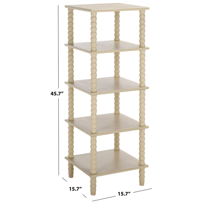 Dilyn 5 Tier Shelving Unit, Sand