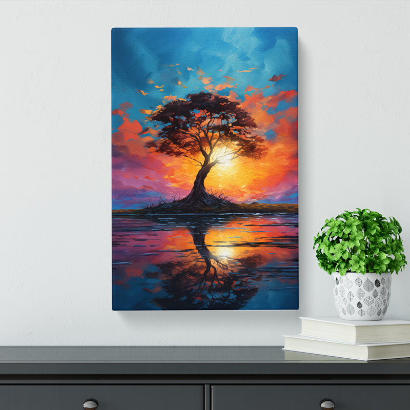 Sunset Impressionism - Print, 50cm H x 35cm W x 3cm D