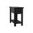 Mattie Tall Farmhouse End Table, Wood Accent Side Table