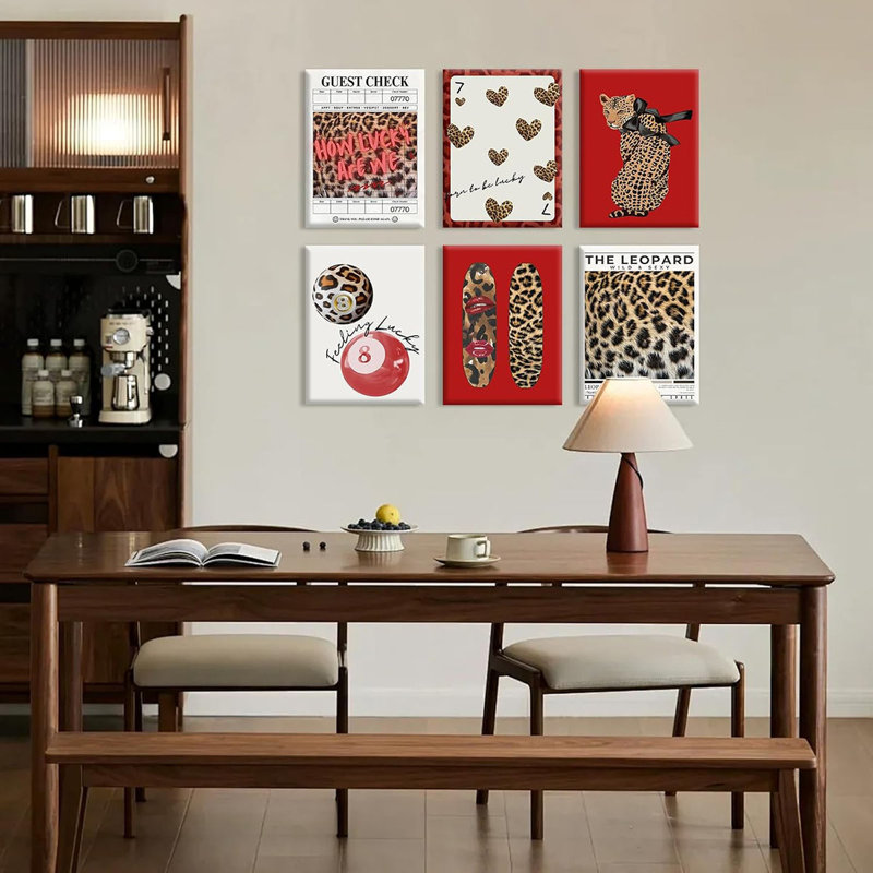 6 Piece Wrapped Canvas Print