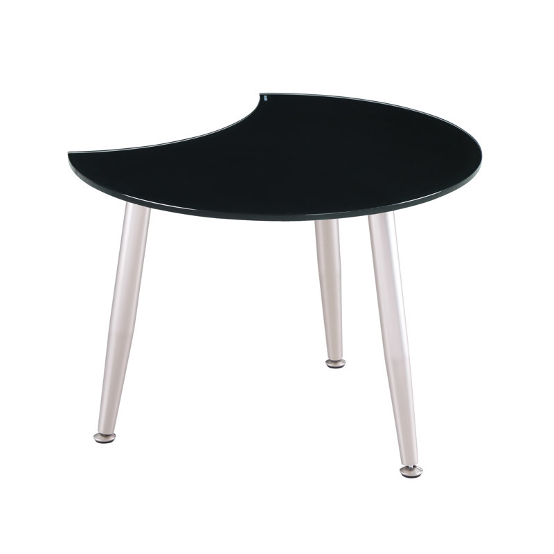 Table basse en verre Weronika, Gris