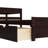 Conjoined L-shaped Platform Bed with Trundle and Drawers-324169625