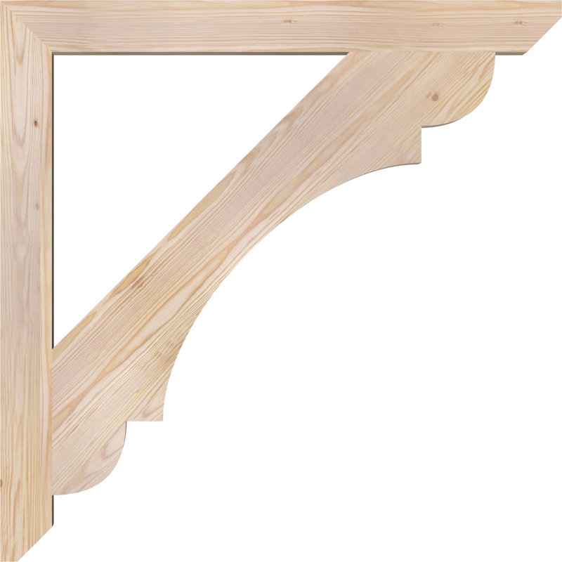 Support latté 3 1/2 "x P 38" x H 38 ", sapin Douglas, Douglas (lisse), H 38 po x l 3,5 po x P 38 po