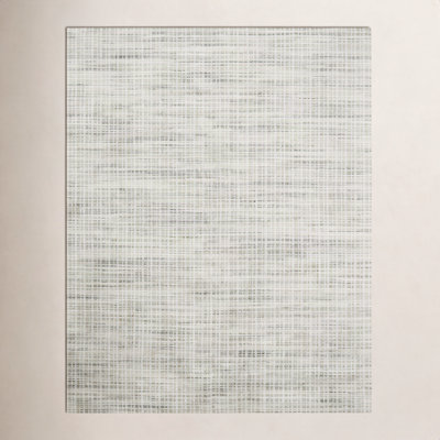Hannon Green Hand-Woven Geometric Rug