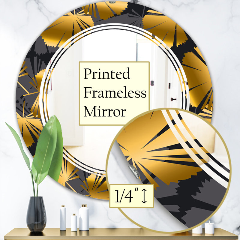 Miroir mural Palm Frames III, H 31,5 po x l po