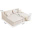 Chaise longue, canapé-lit rembourré, canapé-lit surdimensionné-1205921706