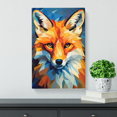 Fox Cubism No.3 - Wrapped Canvas
