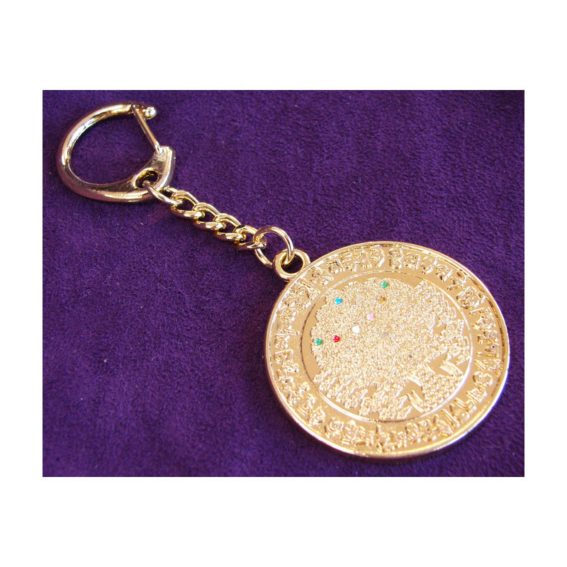Feng Shui Import 2'' W Gold Key Chain