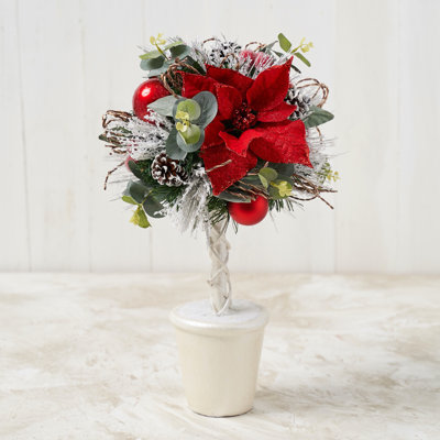 Topiaire en fleurs 12,5 "en pot