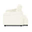 Lit en velours beige, dossier réglable, charge, 2 espaces en velours escamotable, surface de chargement polyvalente-553375309