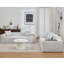 Boucle grise avec table de bout - 3 places et 2 places pour la détente du salon-1240305884