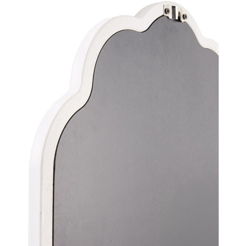 Aysun Mirror, White, 20" x 16"