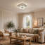 Altman Glass and Crystal LED Flush Mount