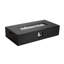 Foyer rectangulaire en terrazzo noir, 56 pouces