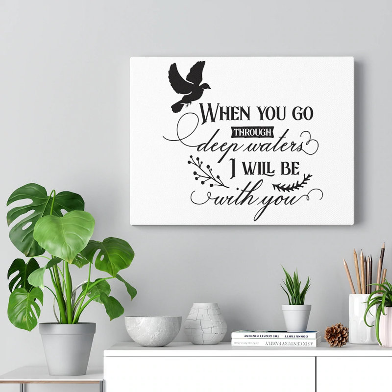 When You Go - Wrapped Canvas Print, 28cm H x 36cm W