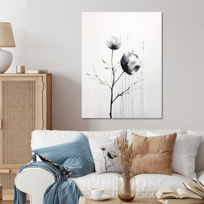 Noir et blanc Pure Serenity III - Minimalisme, impression sur métal