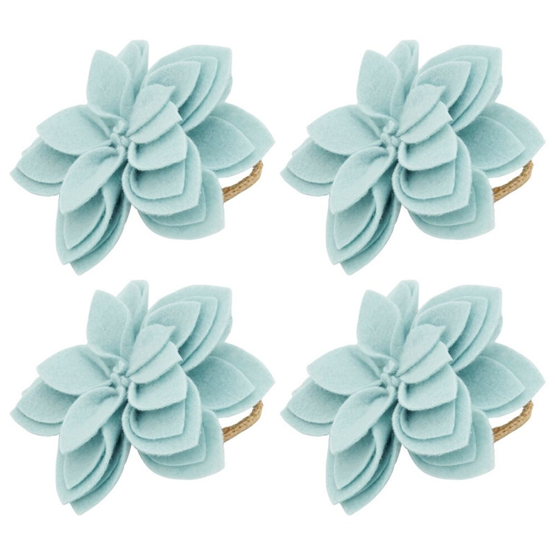 Porte-serviettes en polyester, Turquoise