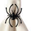 Anneau de serviette en étincelles halloween spider