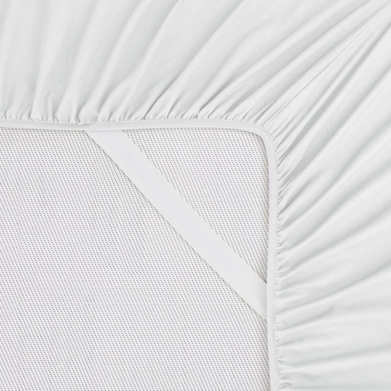 Microfiber - Set of 3, King Sheet Set with 2 Pillowcases, White