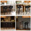 ALFORDSON 2x Bar Stools Swivel Kitchen Dining Chair w/ Backrest Footrest
