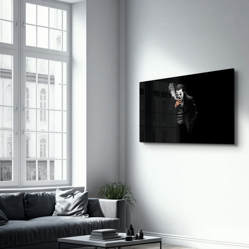 Elegant Tempered Glass Painting, 27.6 x 43.3 Inches | 100% Tempered Glass, Thickness: 0.16 Inches | UV Printed Artwork, Perfect for Home Decor & Modern Interiors, Stunning Visuals for Any Room