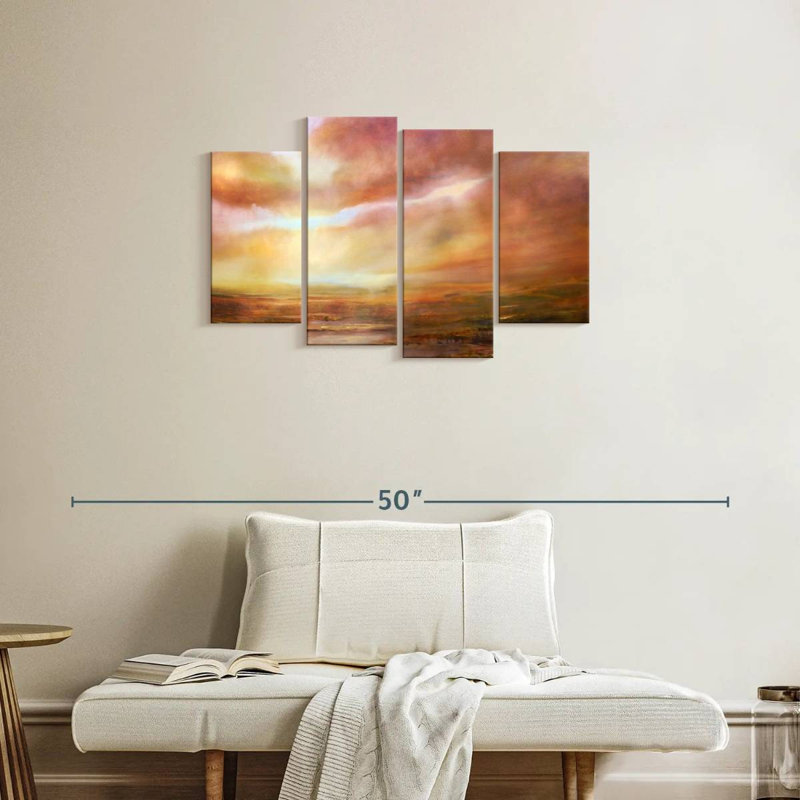Avery Expectation Le soleil éclate derrière les nuages, H 22 po x l 36 po