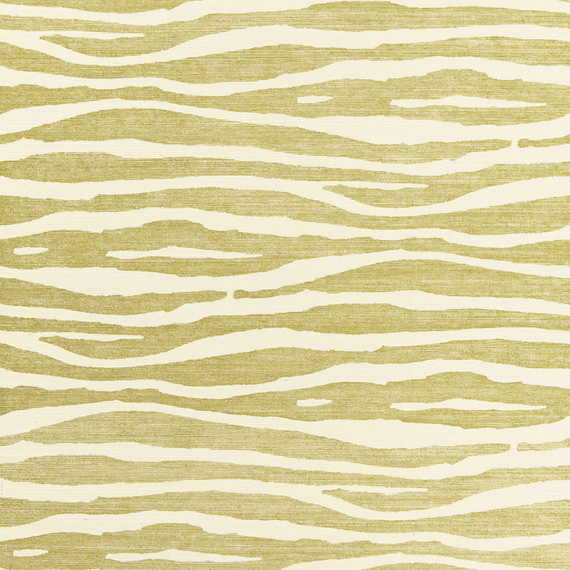 Schumacher x Celerie Kemble Ripple Sisal Wallpaper, Filigree