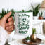 Tasse Happy Go Lucky Clover Skeleton St Patrick's Day, cadeau rétro vert Shamrock avec nom personnalisé