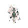 Pink Green Geometric I by Urban Epiphany - Print on Canvas