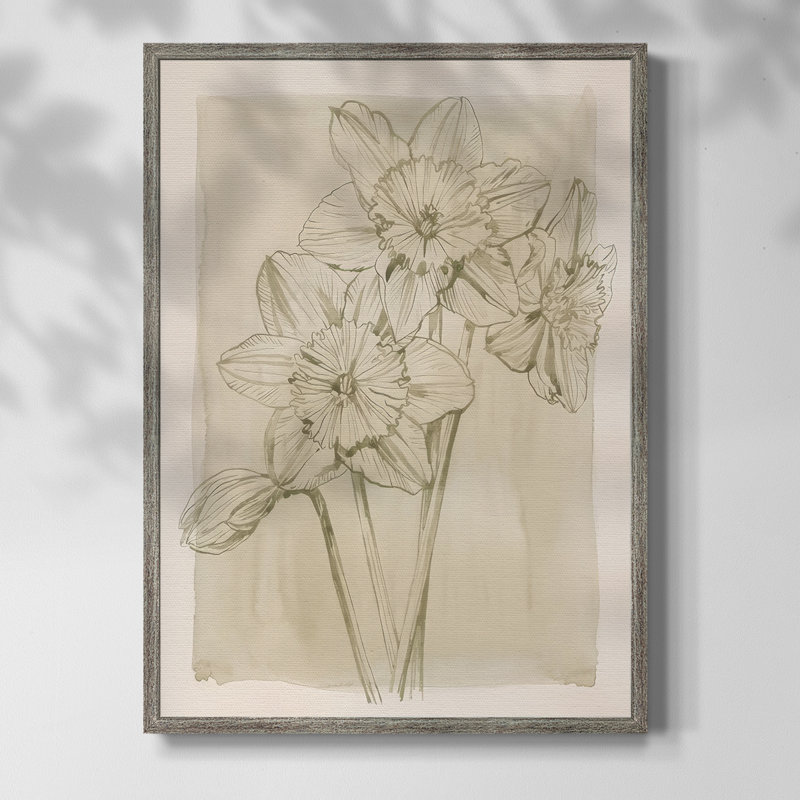 «Spring Promises II», reproduction encadrée - bois massif, H 15 po x l 12 po