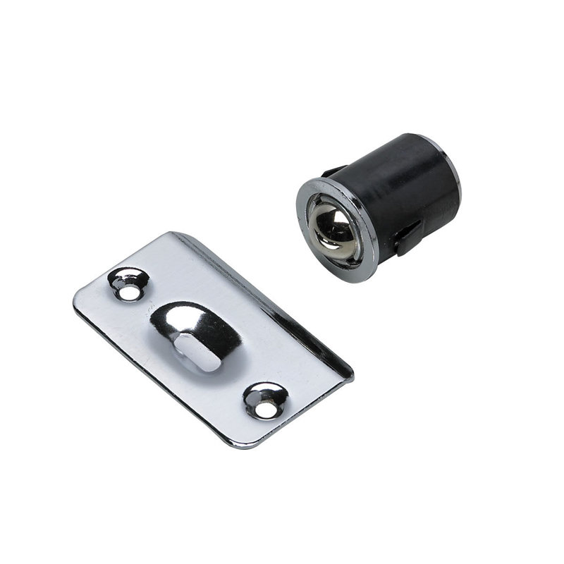 Adjustable Drive-in Ball Catch, Chrome