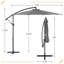 Parasol de patio en porte-à-faux 9,8pi-158158392