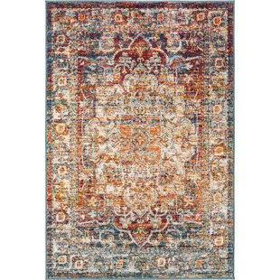 Tapis traditionnel Charian oriental crème
