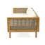 Ensembles de meubles de patio: lit de jour 3 places Claremont + table en bois d'acacia-130480509