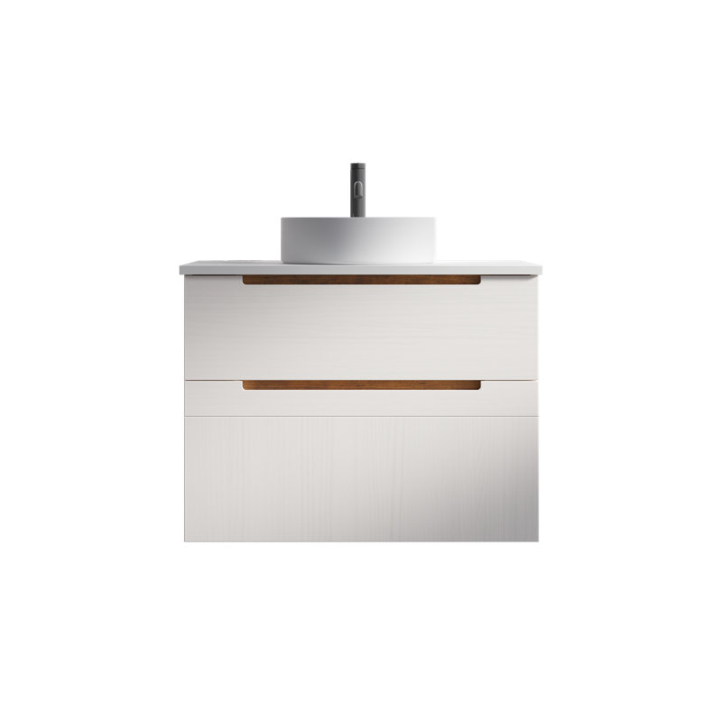 Aura 28'' Wall Mounted Single Bathroom Vanity Base Only