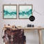 «Abstract Speckled Horizon» par June Erica Vess, 2 pièces sur toile-1446371260-1446371261