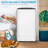2.8 Cu.Ft Portable Washing Machine, 20Lbs Capacity Portable Washer With Drain Pump, 4 Wash Programs 4 Water Levels 3 Water Temperatures,Compact Washer Machine For Apartment, Dorm, Rvs