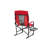 Red Lawn Camping Chair - Heavy Duty Portable Folding Directors With Side Table For Picnic Oversized Patio-1667814097