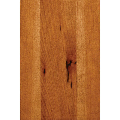 Table de chevet à trois tiroirs Fireside Lodge Hickory Log XL - Cognac
