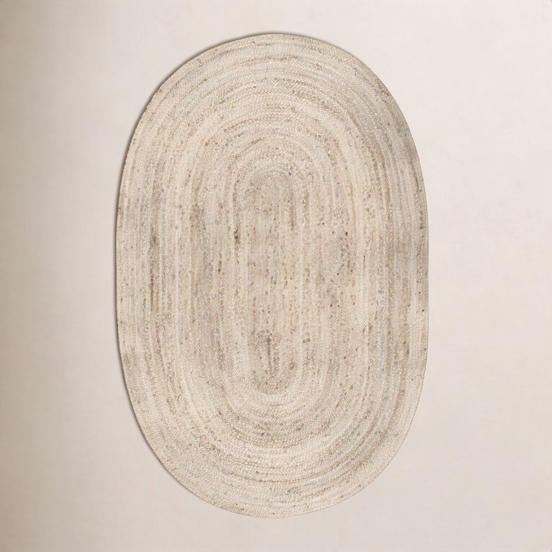 Tapis en jute naturel Aevry, Oval 6 pi x 9 pi