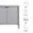 Emmeline 35" 2-Door Scalloped Sideboard Cabinet-106714522