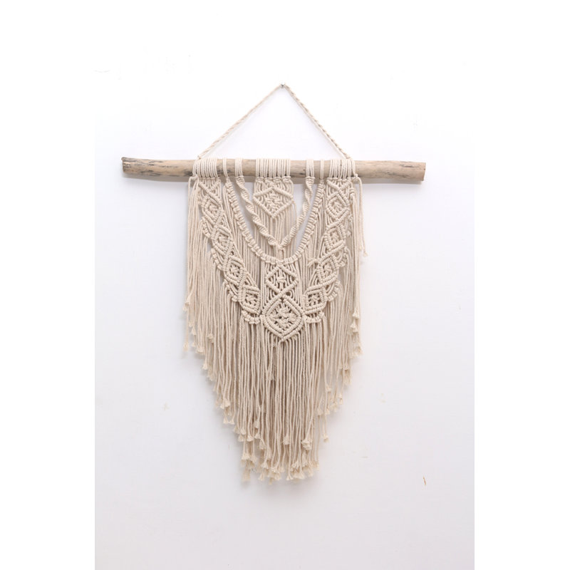 Suspension murale en coton avec accessoires de suspension inclus