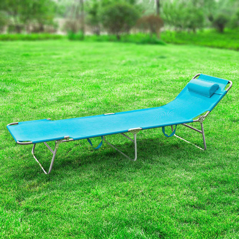 Flanderson 195cm Long Reclining Chaise Lounge Set, Beige