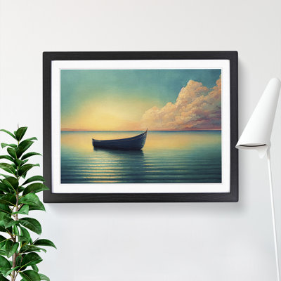 Watercolour Boat Vol.2 - Single Picture Frame Print