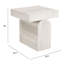 Julienne Solid Wood End Table
