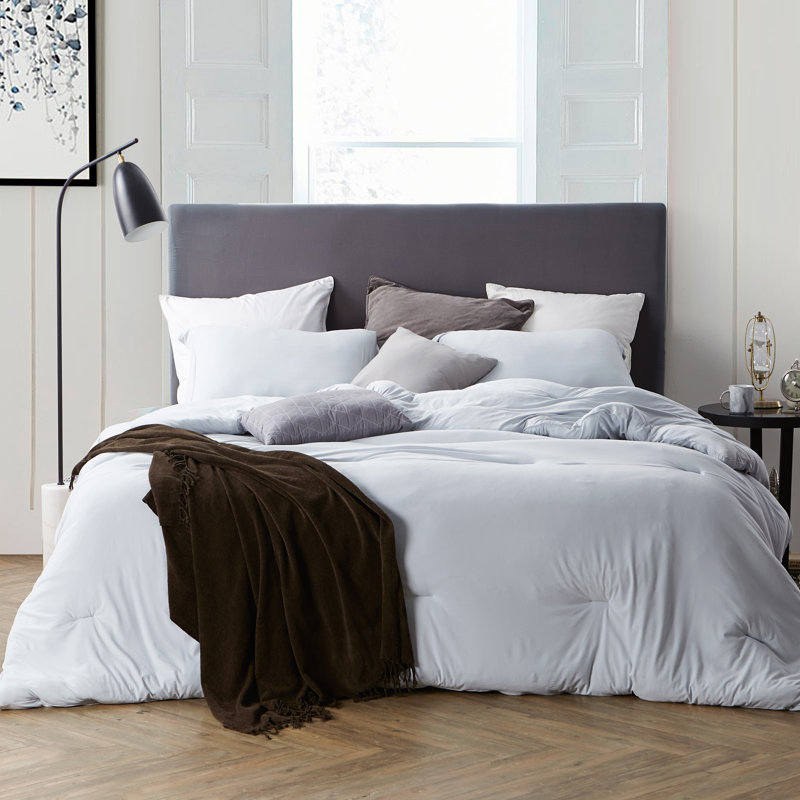 Édredon surdimensionné infusé d'élasthanne Bare Bottom, Simple TG, Gris gracieux