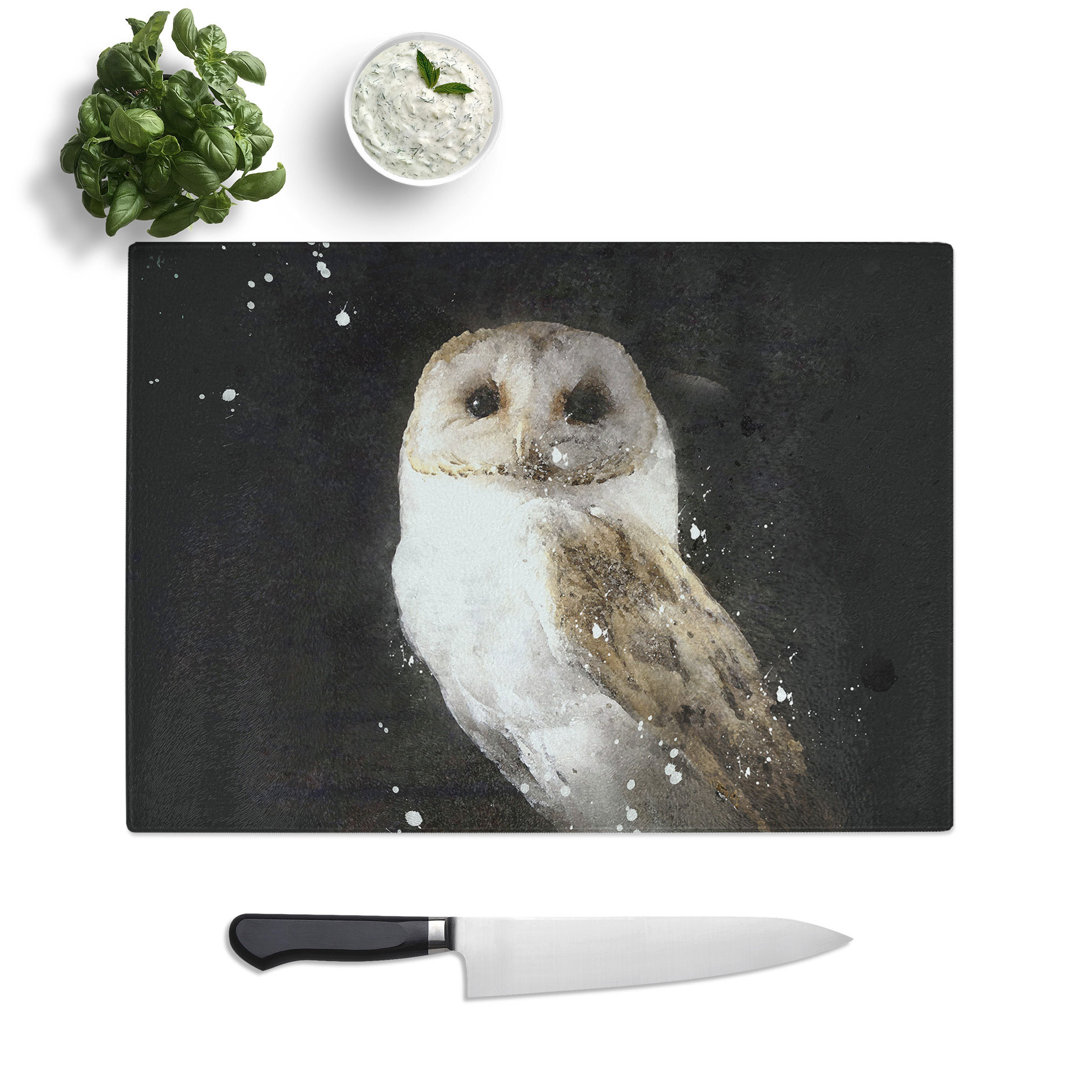 Barn Owl Vol.6 Paint Splash Chopping Board