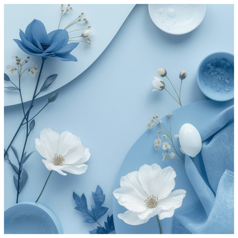 Coussins décoratifs bleus, 26 x 26 pouces