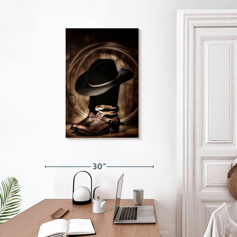 Lelar Western Rodeo Ready, 30" H x 20" W