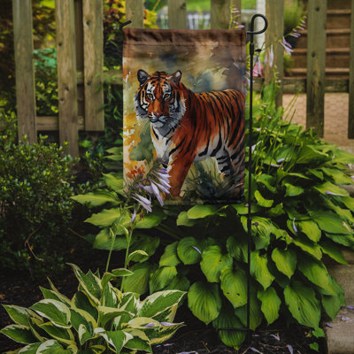 Drapeau du jardin du tigre du Bengale